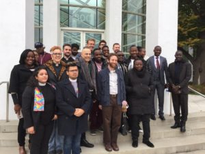 SMUG staff and supporters after oral arguments in the case a